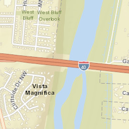 Interstate 40 Albuquerque NM 87105 Street Map