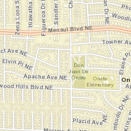 12428 Prospect Avenue Northeast Albuquerque NM Street Map