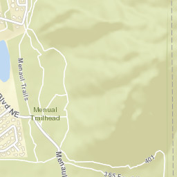 Menaul Boulevard Northeast Albuquerque Street Map