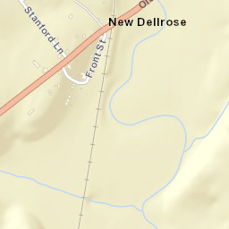 New Dellrose Tennessee Street Map