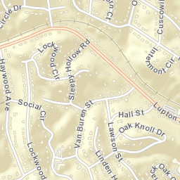 Lockwood Heights Tennessee Street Map