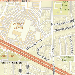 Interstate 40, Albuquerque, NM 87110 Street Map