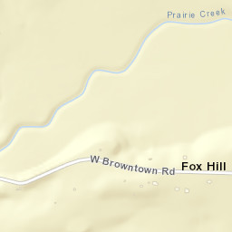 Fox Hill Arkansas Street Map