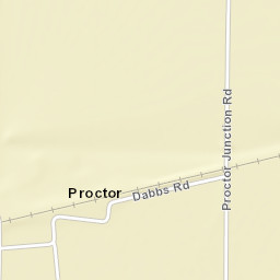 Proctor Arkansas Street Map