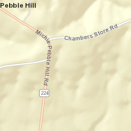Pebble Hill Tennessee Street Map