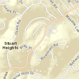 Stuart Heights Tennessee Street Map