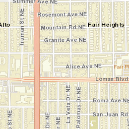 5409-5413 Marble Avenue Northeast, Albuquerque Street Map