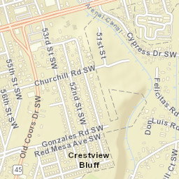 5315 Red Mesa Ave SW, Albuquerque, NM Street Map