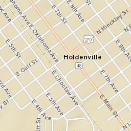 401-449 East 7th Street, Holdenville, OK Street Map