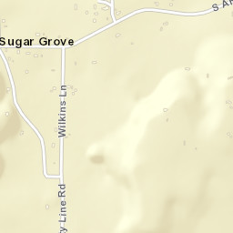 Sugar Grove Arkansas Street Map