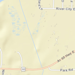 Toad Suck Arkansas Street Map