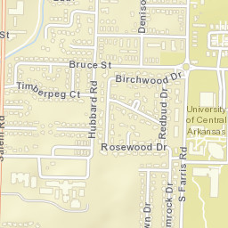 2765 Carl Stuart Road Conway AR Street Map