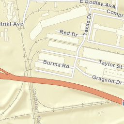 East Junction Tennessee Street Map
