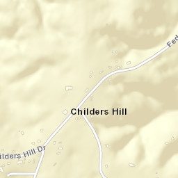 Childers Hill Tennessee Street Map