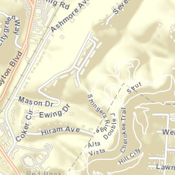 Valdeau Tennessee Street Map