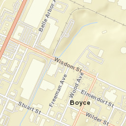 Boyce Tennessee Street Map