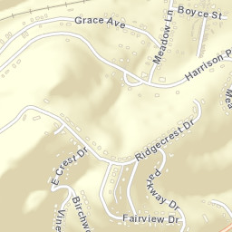 Battery Heights Tennessee Street Map