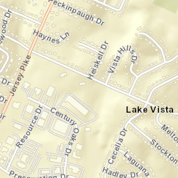 Vista Hills Tennessee Street Map