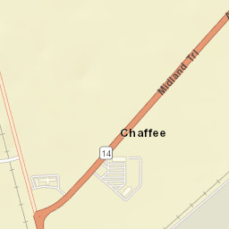 Chaffee California Street Map