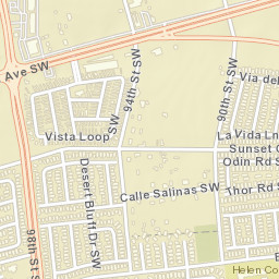 428-432 Desert Bluff Drive Southwest Albuquerque Street Map
