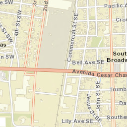 406 Avenida Cesar Chavez Southeast Albuquerque NM Street Map