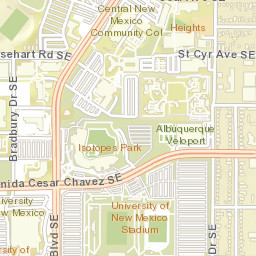 841-899 Buena Vista Drive Southeast, Albuquerque, NM Street Map