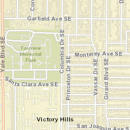 1009 Girard Boulevard Southeast Albuquerque NM Street Map