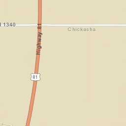 U.S. 81, Chickasha, OK 73018, America Street Map