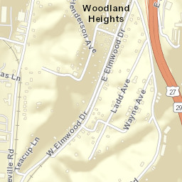 Woodland Heights Tennessee Street Map