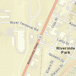 Riverside Park Tennessee Street Map