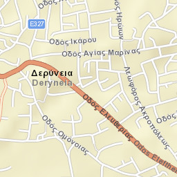 Derýneia Street Map