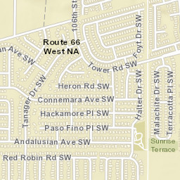 701-705 Puffin Street Southwest Albuquerque NM Street Map