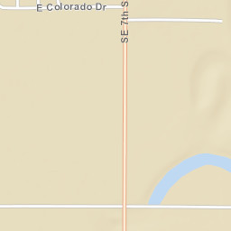 East 7th Street, Anadarko, OK 73005 Street Map