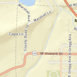 Mansfield Arkansas Street Map