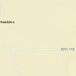 Hawkins Arkansas Street Map