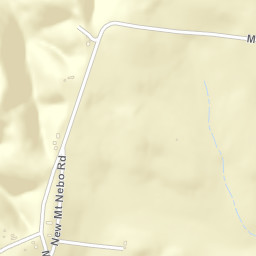 Mount Nebo Tennessee Street Map