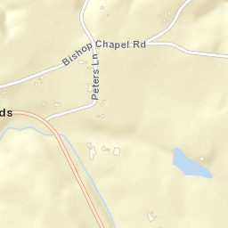 Brown Crossroads Tennessee Street Map