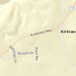 Kirkland Tennessee Street Map