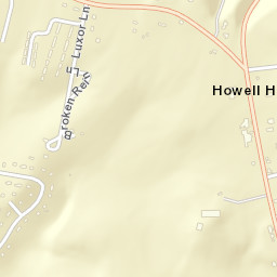 Howell Hill Tennessee Street Map