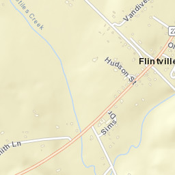 Flintville Tennessee Street Map