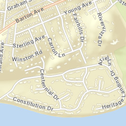 Hampton Heights Tennessee Street Map