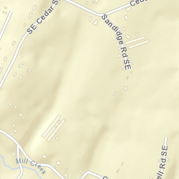 Cedar Spring Tennessee Street Map