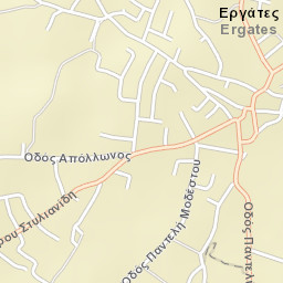 Ergátes Street Map