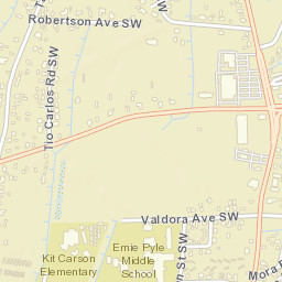 1481-1499 Sunset Road Southwest Albuquerque NM Street Map