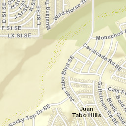 1831 War Admiral Drive Southeast, Albuquerque Street Map