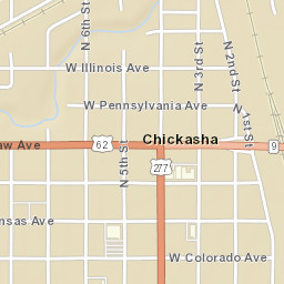 150-198 North 4th Street, Chickasha, OK Street Map