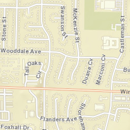 4886-4900 Wooddale Avenue Memphis TN Street Map