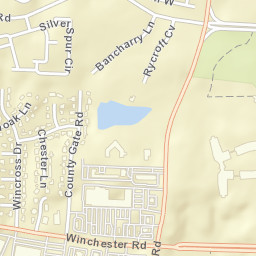 7930 Winchester Hills Street Memphis TN Street Map