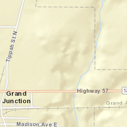 712-1401 Highway 57, Grand Junction, TN Street Map