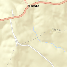 Michie Tennessee Street Map